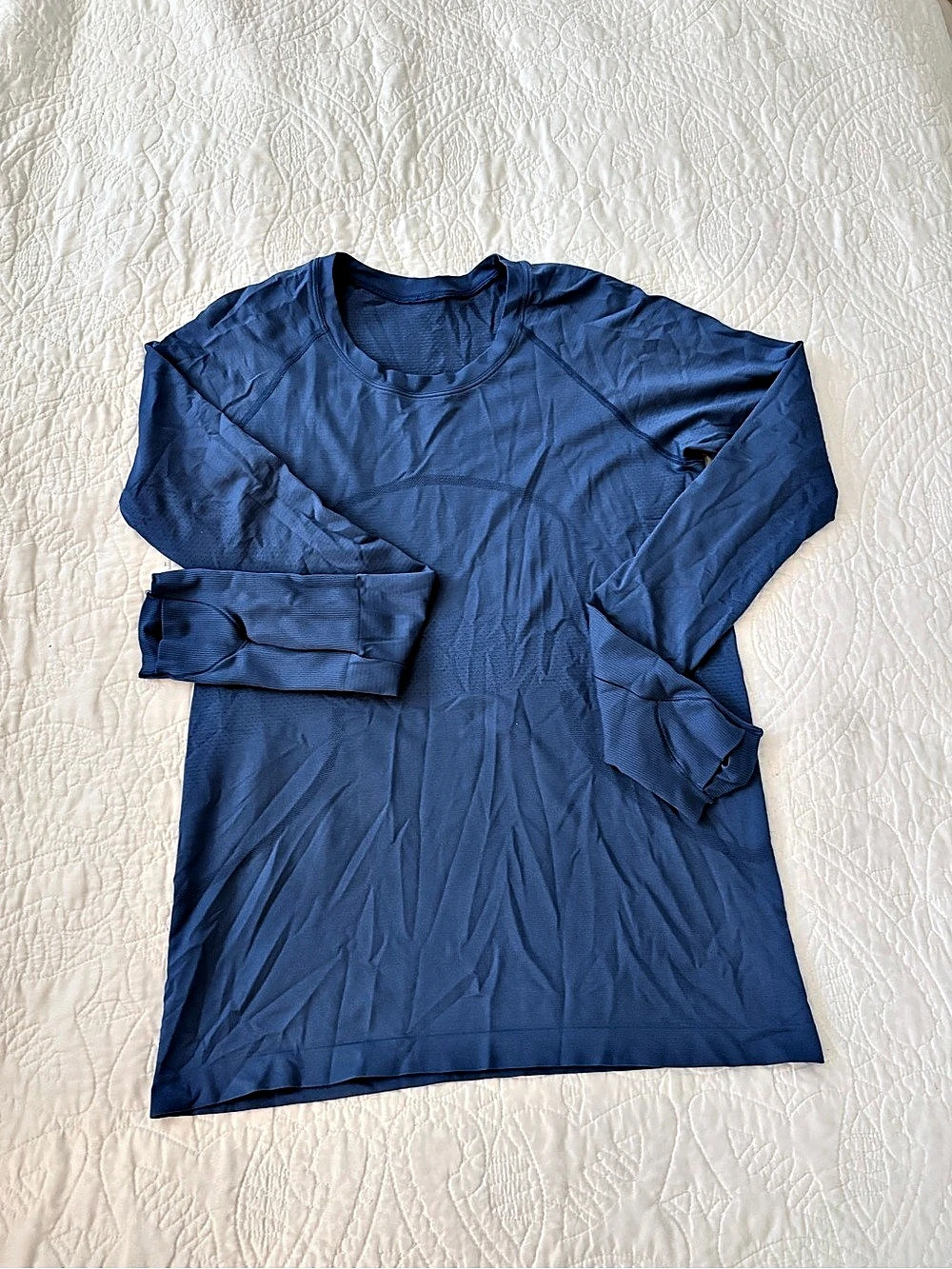 Lululemon Swiftly Tech Long Sleeve Shirt 2.0 Blue